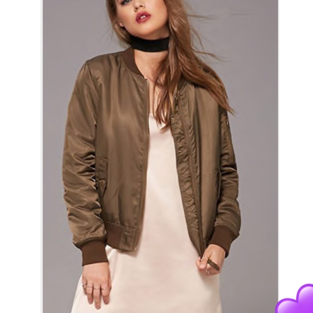 Forever21 Padded Bomber Jacket 🧥